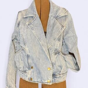 Light blue denim jean jacket